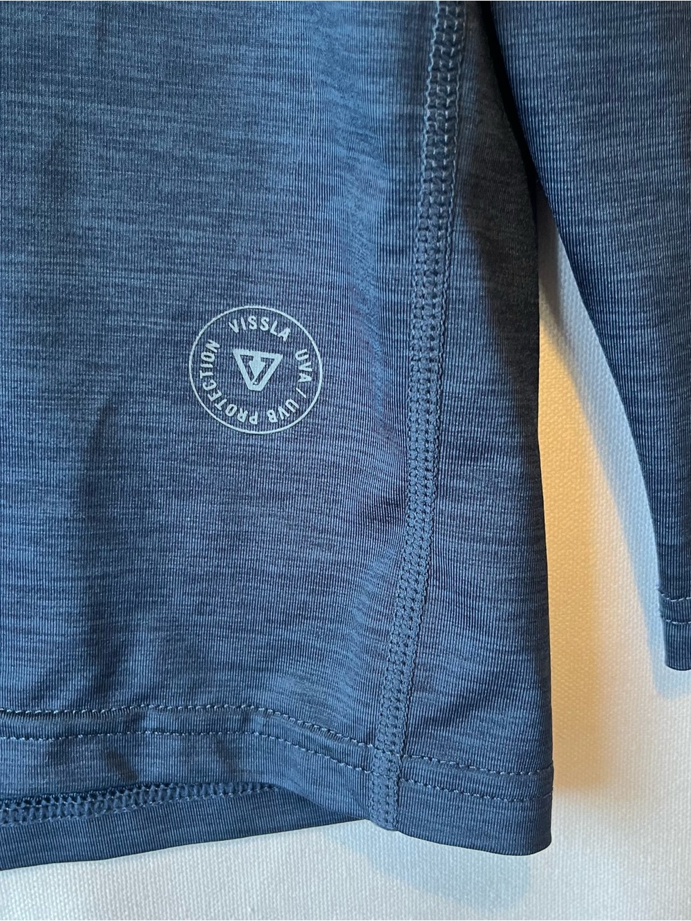 Vissla UV Protection performance hoodie Small Blue Mens long sleeve sun shirt - Picture 7 of 8